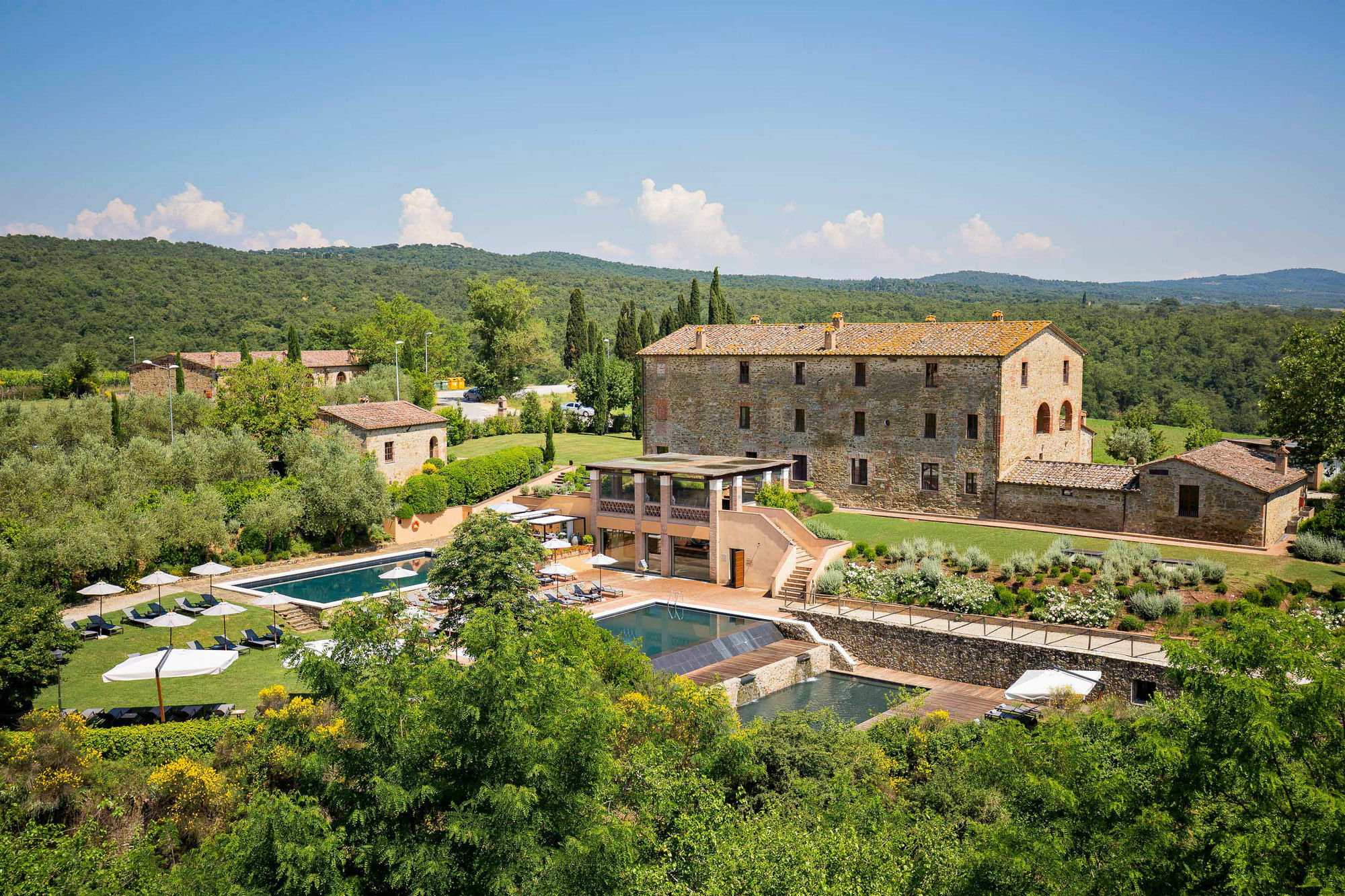 Castel Monastero - The Leading Hotels Of The World Castelnuovo Berardenga Bagian luar foto